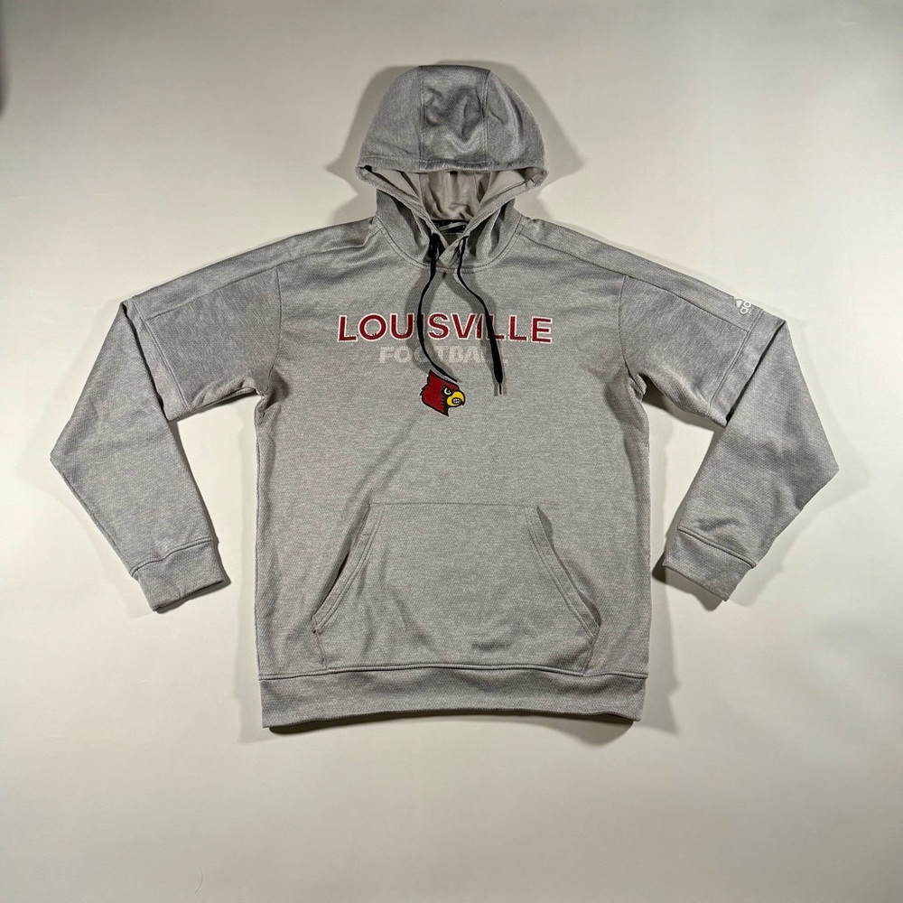 Hassan Hall’s Louisville Cardinal Football adidas PLAYER WORN TEAM ISSUED Hoodie